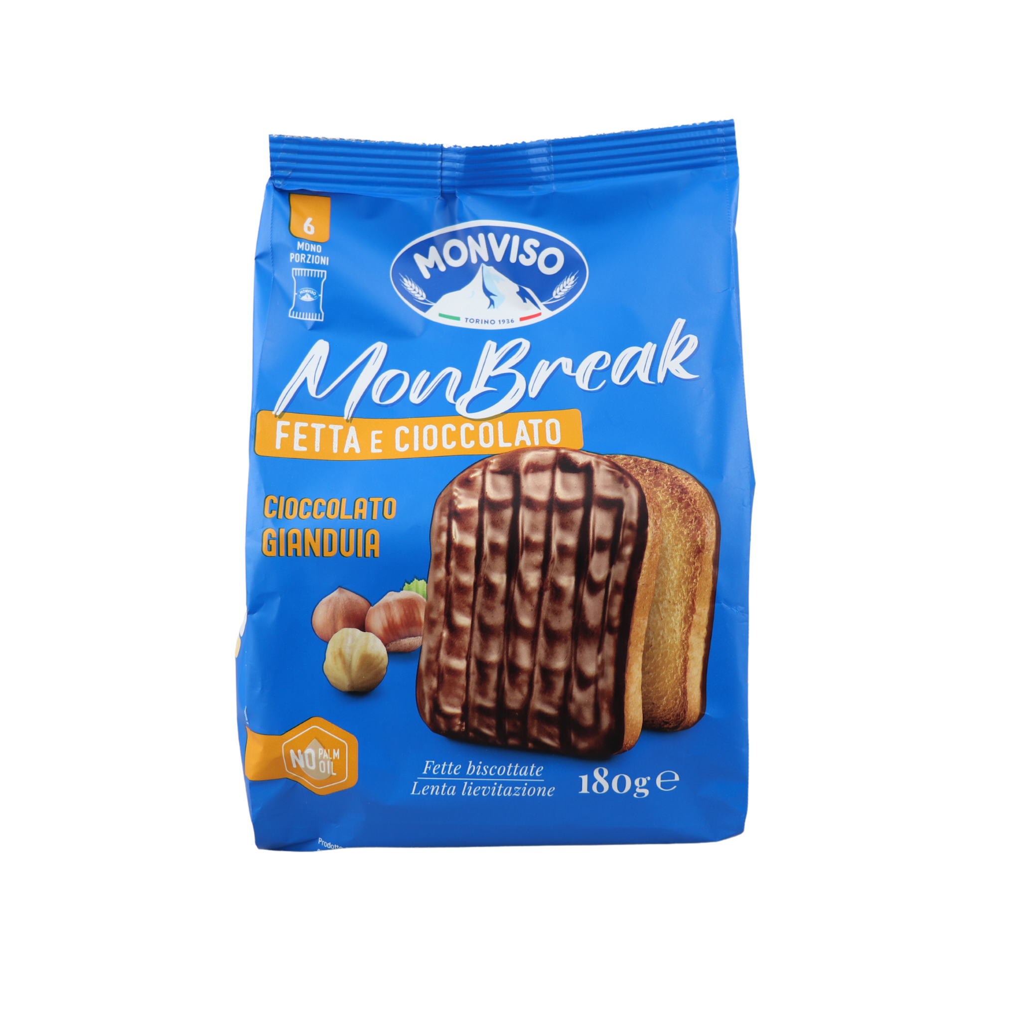 Monviso MonBreak Ciocolato Gianduia Fetta E Cioccolato 180g Monviso MonBreak Ciocolato Gianduia Fetta E Cioccolato 180g